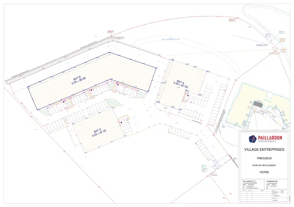 Plan de masse du projet