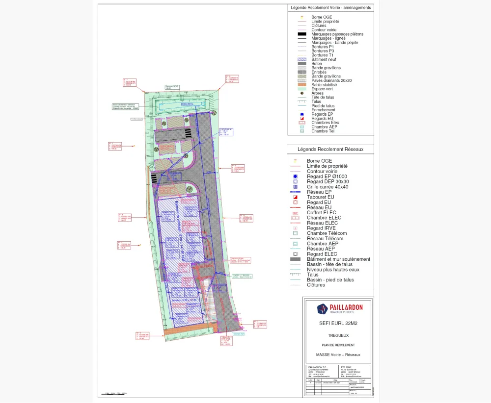 Plan de masse du projet