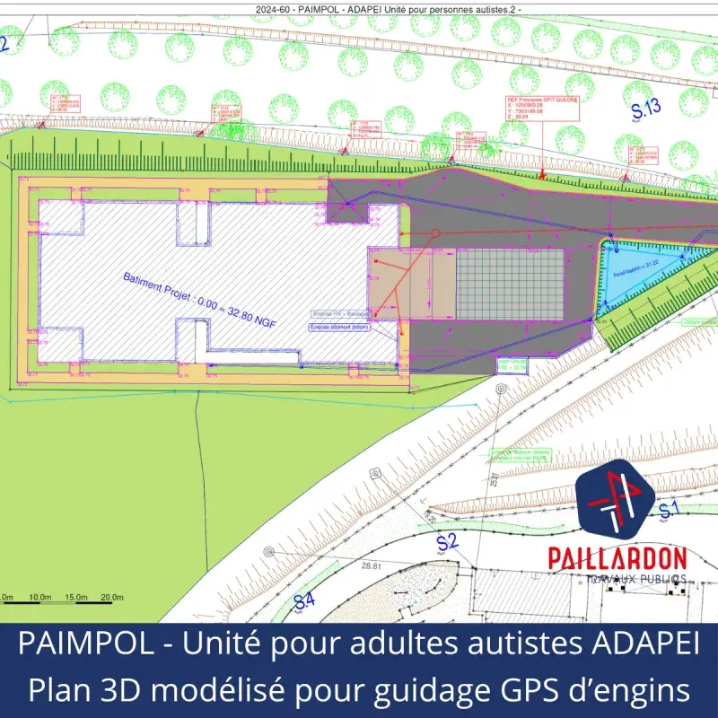 Plan de masse du projet